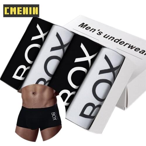 4pcs/lot Underwear Men Boxer Homme Mens Underwear Boxershorts Men Boxers Sexy Boxer Shorts Fashion Cueca Male Panties Lingerie