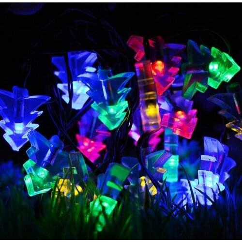 Solar Light String Outdoor Garden Landscape Light 30LED Christmas Tree Holiday Wedding Garden Decoration Energy Saving Lantern