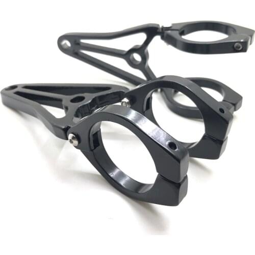 2PCS Universal Motorcycle Headlight Bracket Mount 41MM CNC Turn Signal Clamp For Yamaha Triumph Harley Suzuki Kawasaki