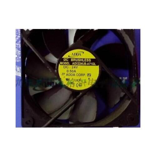 1pc new fan AD1224UB-A71GL ADDA 24V 0.25A 2 120*120*25 freeship