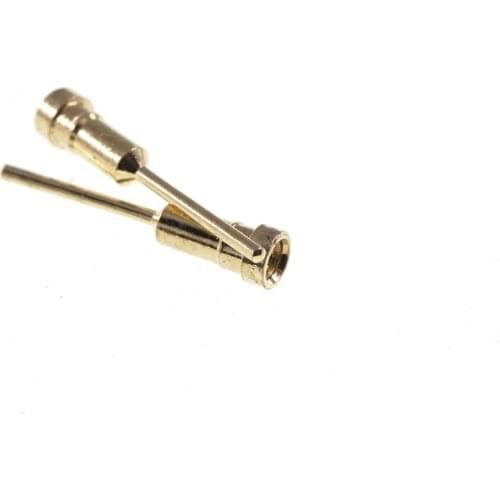 100Pcs LED Pin Socket for Cherry Mx Switch Keyboard Size 9.70MM Length Gold Plating Machined