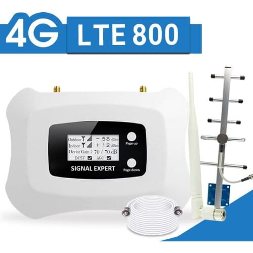 4G Mobile Cellular Amplifier LTE 800 Signal Booster