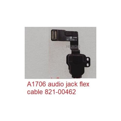 Audio earphone headphone jack connector flex cable ribbon For Macbook Pro retina 13" A1706 821-00462-A 2016-2017