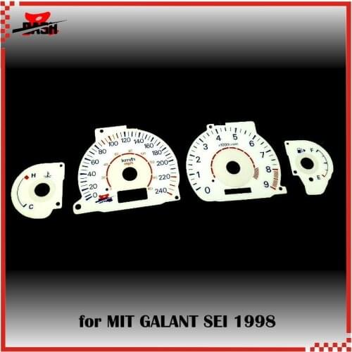 DASH EL Glow Gauge for Galant Sei 1998 Reverse Glow White face Blue Green Lighting