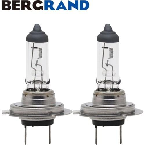 H7 100W PX26d Clear Glass Halogen Head Light Bulb Fog Lights Quartz Glass 3100K 12V Light Bulbs For Cars Luces Coche 2PCS