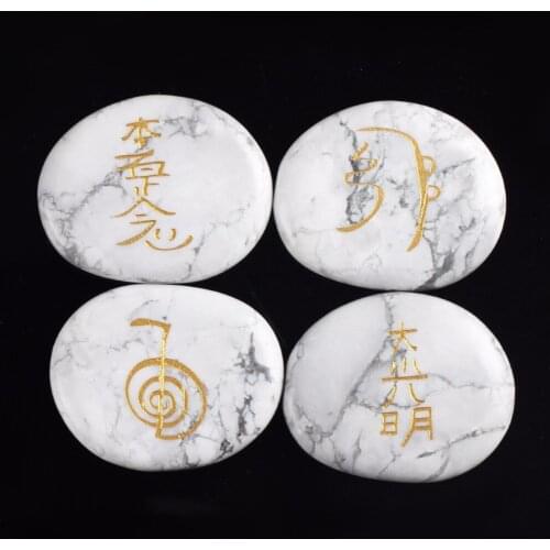 Howlite Lapis Grey agates Carnelian Blue aventurine Natural Crystal Engraved stone Palm Reiki Healing Chakra Free pouch