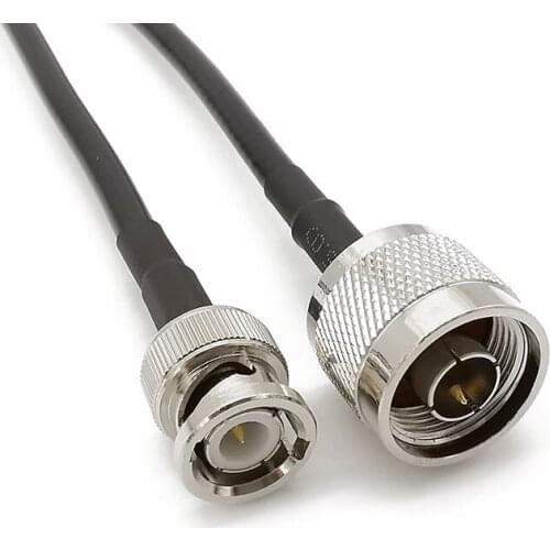 RF LMR200 Pigtail Cable BNC Male to N Male for Ham Radio Signal Booster Repeater Router Antenna Extension Cable 1-30M