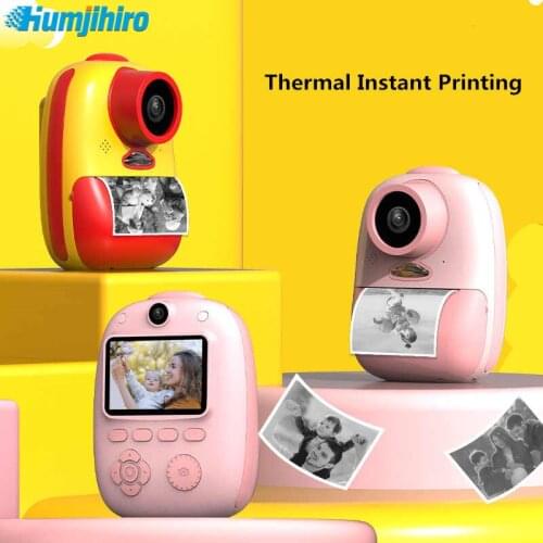 Pocket Theraml Camera Photo Printer Mini Portable Instant Thermal Photo Printer for Kids Outdoor Photography Props