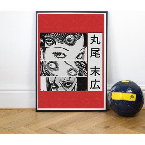 Junji Ito Collection Uzumaki Essential Canvas Painting Decor Wall Art Pictures Bedroom Study Home Room Decoration Prints Poster