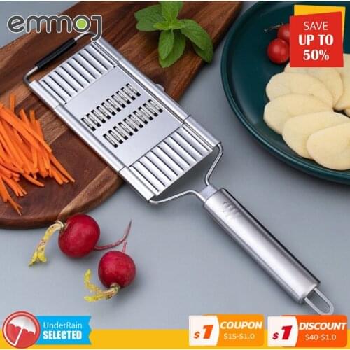 Kitchen Tools Multi-purpose 3-in-1 Vegetable Slicer Stainless Steel Grater Cutter Shredders Fruit Potato Peeler Carrot Peeler