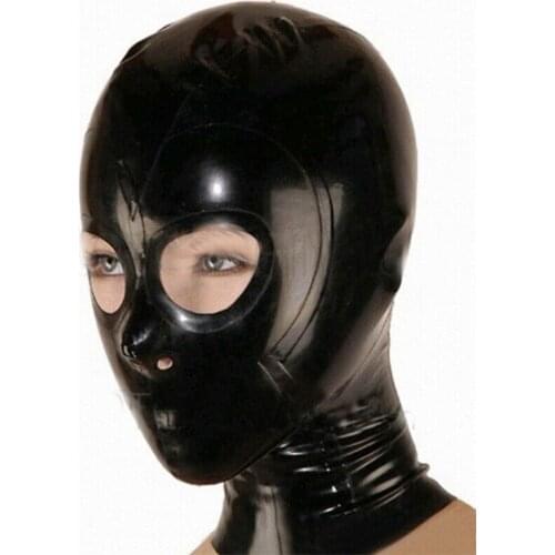 Latex Hood Open Eyes and Nostrils Handmade Rubber Mask Club Wear Costumes Supersoft Mask Fashion Funny