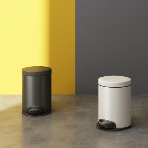 Nordic Creative Trash Can Bedroom Modern Luxury Home Office Storage Trash Can Kitchen Storage Poubelle De Cuisine Storage BC50TB