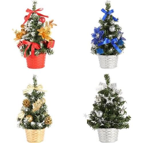 Mini Artificial Christmas Tree Tabletop Small Xmas Tree Perfect for Indoor and