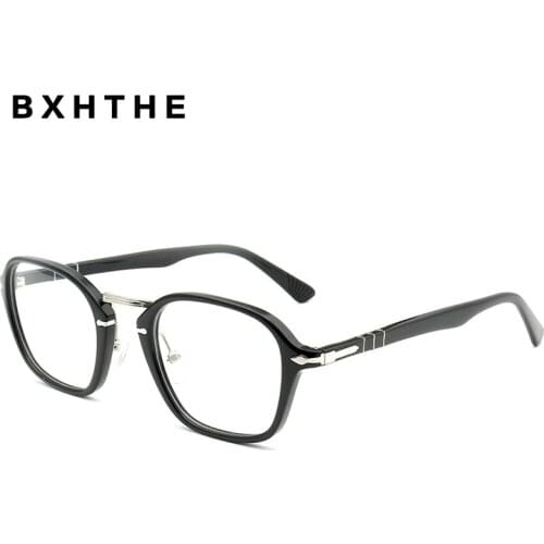 2020 Solid Color Optical Glasses Frames Luxury Acetate Glasses Frame Women Prescription Eyewear Men Myopia Computer Eyeglasses