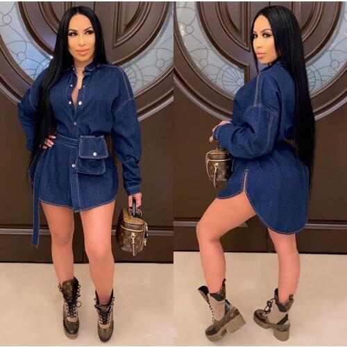 Модные джинсовые платья Nan Jiu Mountain China At AliExpress