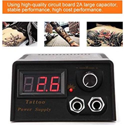 Pro Mini LED Digital Tattoo Power Supply Voltage Transformer Machine Accessories