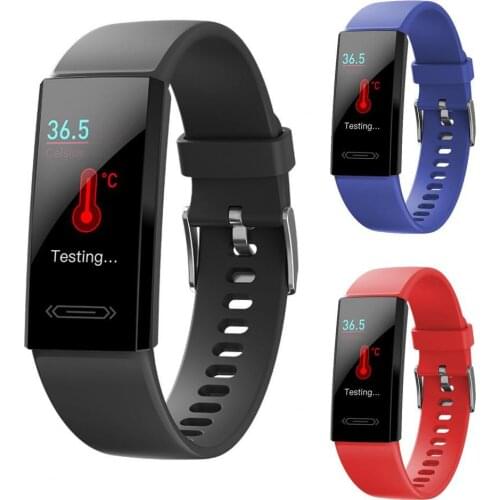 V100S Smart Watch Heart Rate Body Temperature Monitor IP68 Multi Sports Modes Smart Bracelet for Adults Bond Touch парные