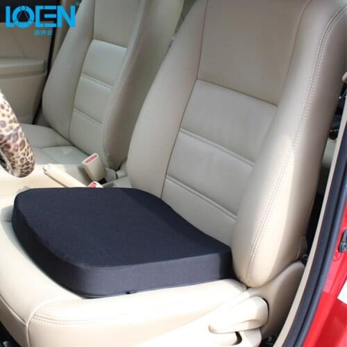 Four Seasons 1 PCS Relax Auto Interior Seat Cushion Bamboo Charcoal Memory Cotton Comfortable Elastic Cloth Cover High Quality