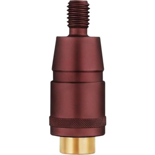 55KD 1Pc Quick Release Net Head Adapter Fishing Rod Connector Screw,Fishing Landing Harpoon Dip Aluminum Alloy Net Rod Parts