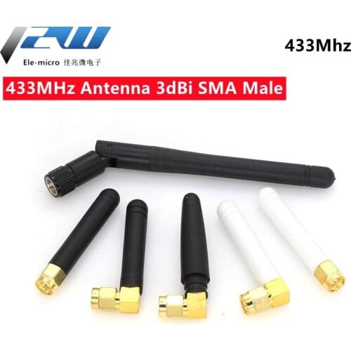 2PCS 433MHz Antenna 3dBi SMA Male Connector 433 mhz directional antena 433M waterproof antenne for Lorawan