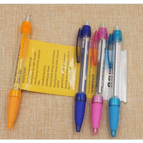 500PCS/LOT Solid Banner Pen Customized Gift Pen For Birthday School Company Business