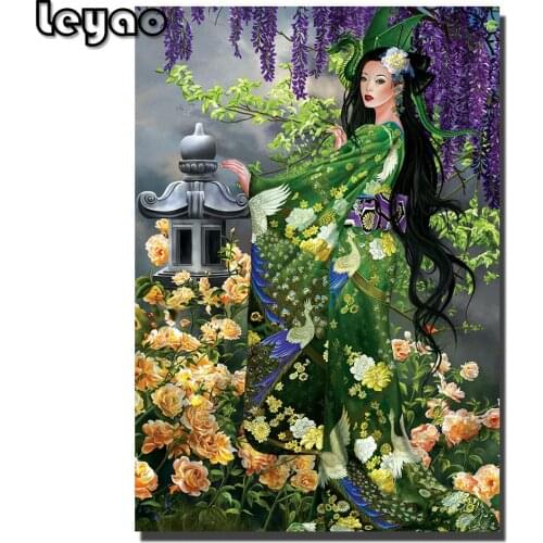 5D DIY Diamond Painting fairy fantasy Landscape Painting Cross Stitch Kit Mosaic Art Rhinestone Home Decoration Gift