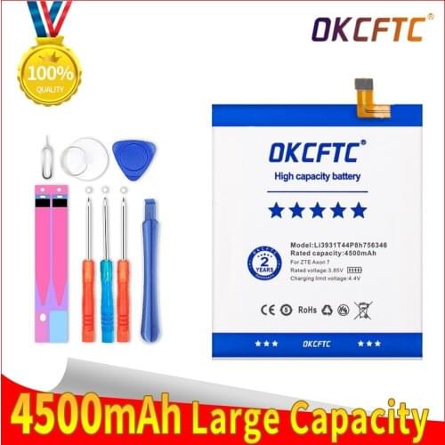 LI3931T44P8H756346 Battery For ZTE Axon 7 5.5inch A2017 Battery 4500mAh With Tracking Number+Gift Tools +Stickers