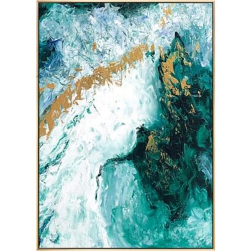 Free Shipping Abstract Pictures Unframed Hand Painted Oil Painting On Canvas For Living Room Modern Abstract Wall Art Unframed