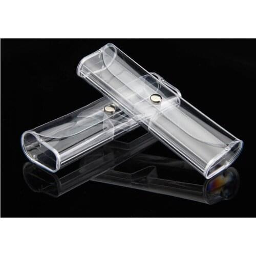 Ultralight Portable Transparent Glasses case PVC reading glasses case Presbyopic Glasses Optical Small sunglasses Box