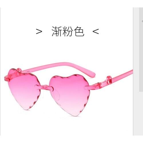 Citgeett Childrens Heart Shaped One-Piece UV-Proof Thin Mirror Legs