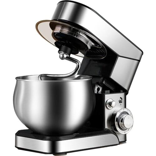 Stand Electric Food Mixer Chef Machine Stainless Steel 5L Bowl Cream Blender Knead Dough Cake Bread Whisk Egg Beater