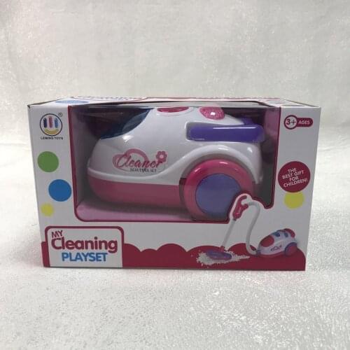 Electric Vacuum Cleaner For Kids Fun Realistic Toy With Light Sound Portable Play Home Appliance Xmas Gifts