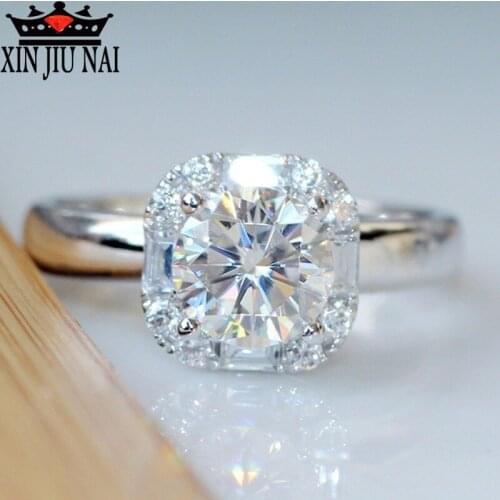 Silver925 Classic simple wedding ring square shiny high quality zircon CZ elegant lady ring party/nightclub jewelry fashion gift