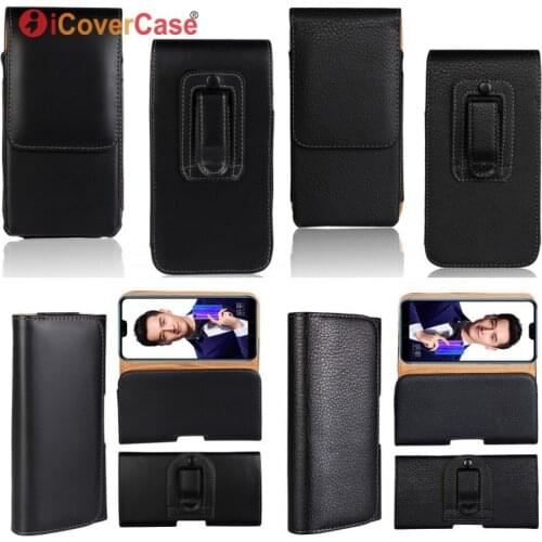 Leather Pouch Cover For Huawei Honor 8C 7A 7X 7C 10 9 Lite 8 7 6 6A 6C Pro 6X 5A 5X 5C V9 V10 Belt Clip Case Waist Bag Holster