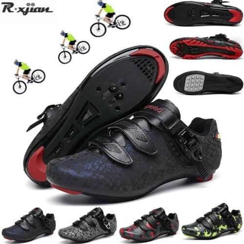 The latest road bike bicycle shoes men outdoor sports self-locking non-slip MTB bicycle sports shoes racing women bicycle shoes