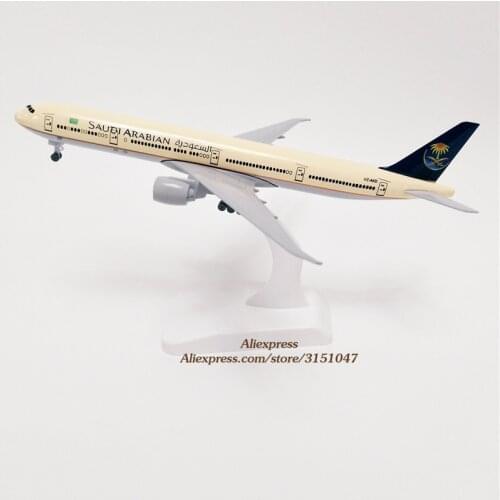 19cm Alloy Metal AIR SAUDI ARABIAN Boeing 777 B777 Airlines Airplane Model Airways Plane Model W Wheels Landing Gears Aircraft