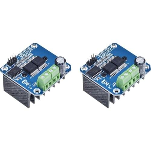 2Pcs BTS7960 43A High Power Motor Driver Module/Smart Car Driver Module for Arduino Current Limit