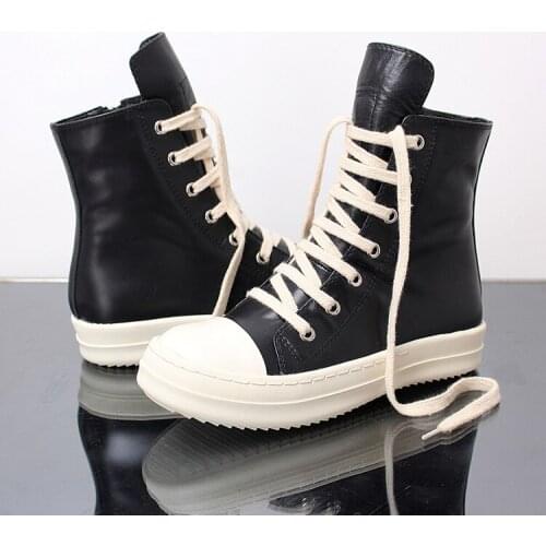 Size 36-46 Hip Hop Mens High Top Sneakers Casual Shoes Lovers Tenis Sapato Masculino Retro Platform Sneakers Basket Zipper Shoes