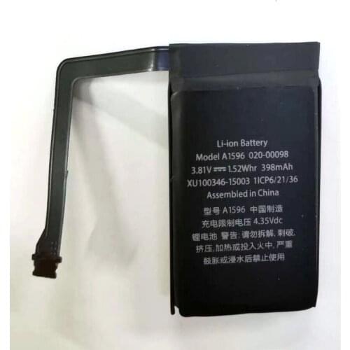 NEW 3.82v 398mah A1596 Batteries For A1596 020-00098 11CP6/21/36 smartwatch Battery