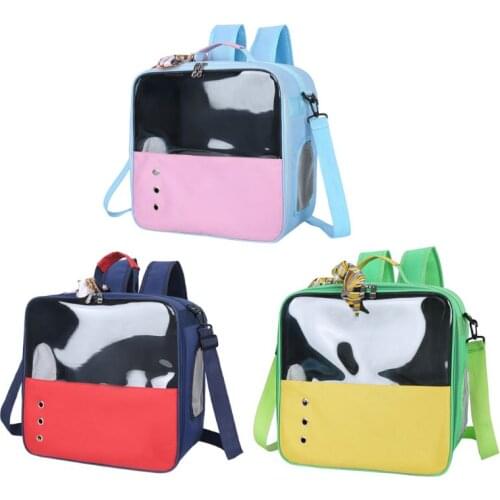 Cat Carrier Portable Pet Backpack Ventilated Tote for Cats Dog Waterproof Travel Bags for Outdoor Walking Hiking Camping QX2E