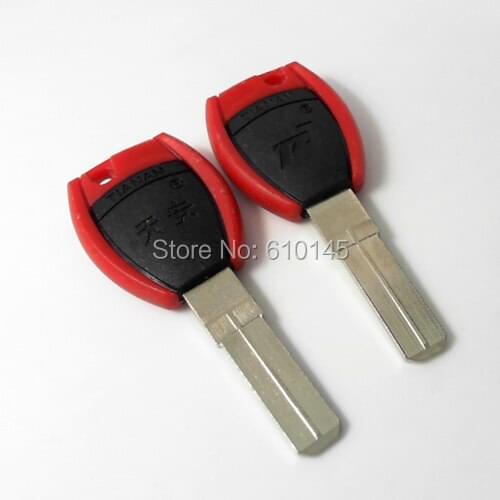 Plastic hand brass blank key