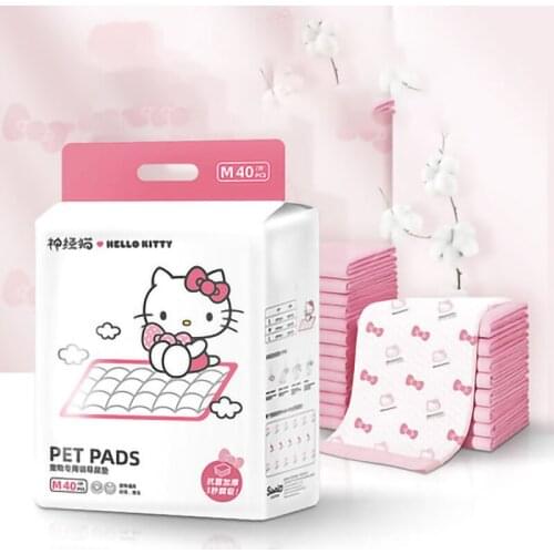 Pet Diapers Thickened Deodorant Absorbent Pad Cat Diapers Dog Print Super Lock Water Diapers