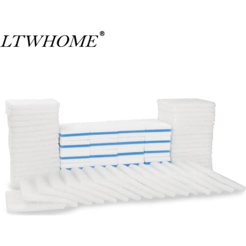 LTWHOME Compatible Poly Pads Fit for Juwel Compact / BioFlow 3.0 Filters + 20 Magic Eraser Cleaning Sponges