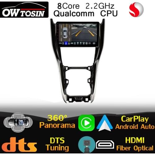 Qualcomm CPU Android For Toyota Harrier XU60 2013-2020 Car GPS Navi Radio 4G LTE Auto WiFi Optical HDMI CarPlay Stereo DTS HIFI