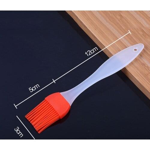 Silicone Brush Kitchen Baking Tool Barbecue Oil Brush Cake Grease Silicone Brush Removable Silicone Soft Brush
