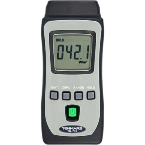 TM-750 Mini Pocket Solar Radiation Power Tester Solar Power Meters 4000W/m2, 634Btu/(ft2*h)