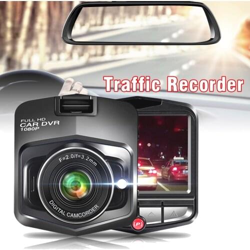 2.4 Inch Front Rear Dash Cam Double Lens Driving Recorder 1080P HD Mini Night Vision 150 Degrees Wide Car Interior Accessories