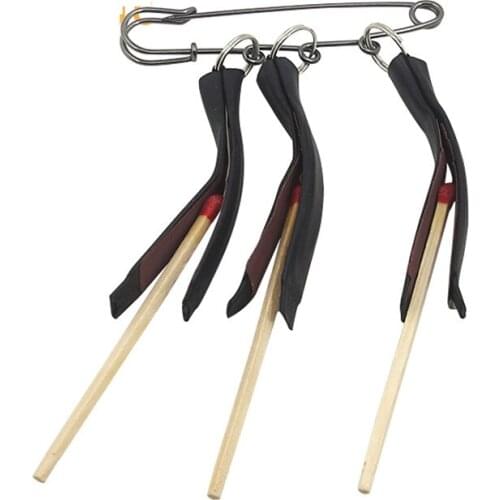 Multi Lit Match Fire Magic Tricks Three Clip Matches Pull Burning Stage Magic Props Magic Accessories Gimmick Illusions