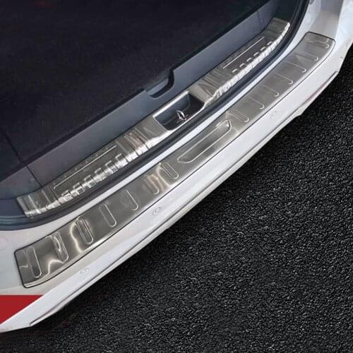 For Mitsubishi Pajero Sport, Montero Sport, Shogun Sport 2020 2021 Rear Trunk Inner Outer Bumper Plate Protector Guard Cover