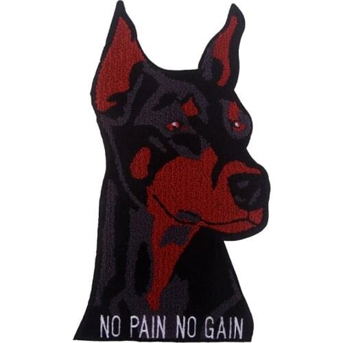 1Piece Dog Large Applique Iron on Badges Embroidered Diy Patches for Clothing T Shirt Dress Jeans 32x18cm